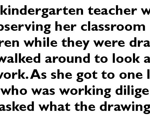 A Teacher Questioned Her Drawing