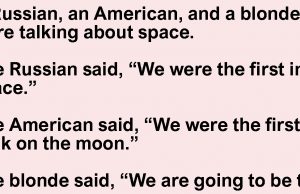 A Russian, an American and a Blonde