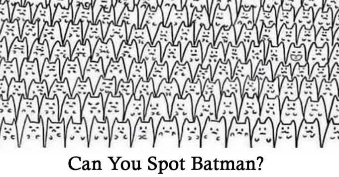 Can You Spot Batman?