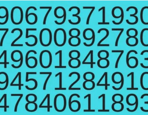 Can you spot the 25 in this image in less than 10 seconds?