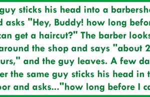 The Barber and the Strange Client.