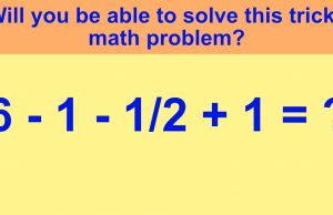 Will you be able to solve this tricky math problem?