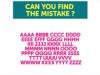 This puzzle asks you to find the mistake – but how quickly can you spot it?