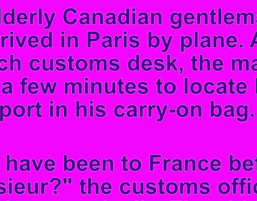 An Old Canadian in Paris