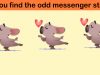 Can you find the odd messenger sticker in less than 20 seconds?