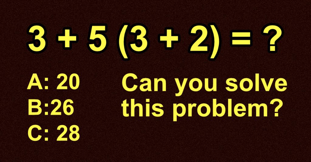 Math problem for 11-year-olds – can you solve it without a calculator?