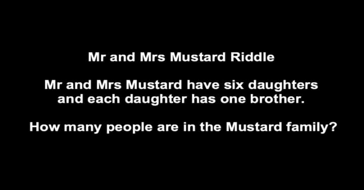 How Many People Are In The Mustard Family?