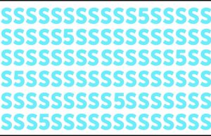 Most people fail: How many 5’s are hidden in this picture?