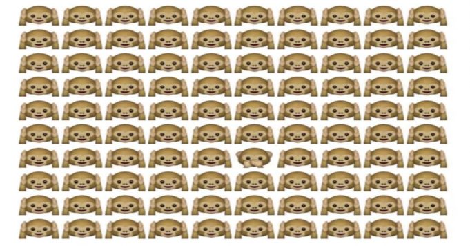 How Fast Can You Find The Odd One Monkey In This Picture?