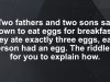 Two Fathers and Two Sons Riddle