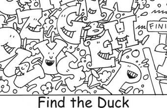 Hidden Animals: Find the Duck.