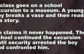 A class goes on a school field trip to a museum.