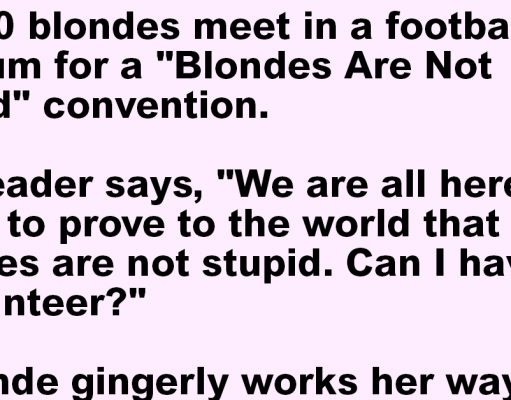 80,000 Blondes Meet in a Football Stadium