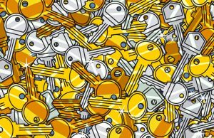 For geniuses only: Can you spot the 4 old keys in this photo?