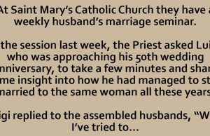 How to Stay Married.