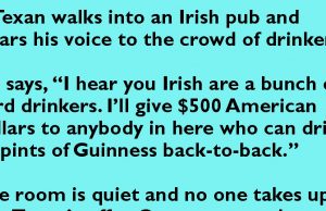 A Texas Man Walks Into an Irish Pub