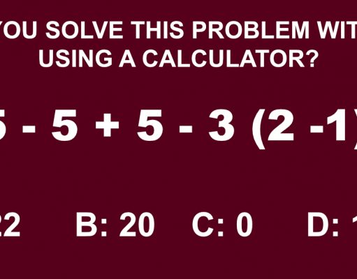 Today’s Challenge: Can you solve this simple math riddle?