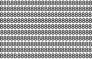 Most people get it wrong on their first try: How many B’s are hidden in this image?