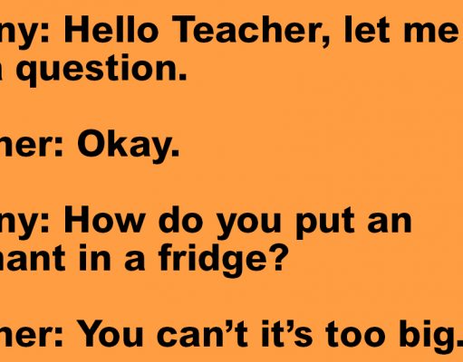 Johnny Asked A Questions To His Teacher.