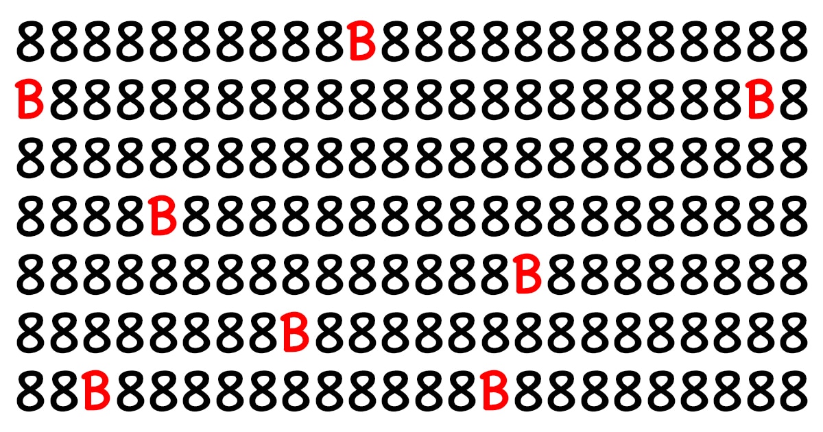 Only A Few Get It Right – But How Many B’s Can You Find In This Picture?