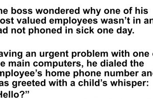 The Boss Phoned His employee
