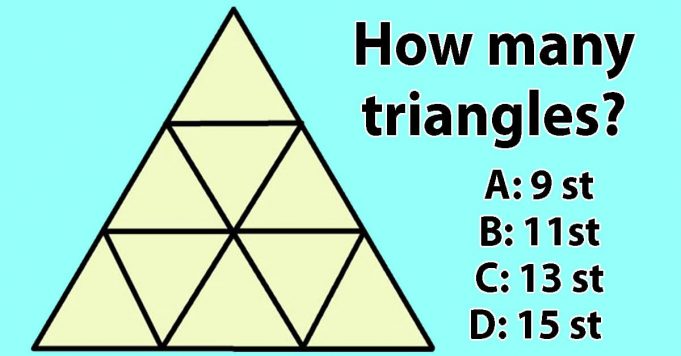 Most people will fail this test – but how many triangles can you see in this picture?