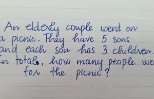 Today’s challenge: Can you solve this tricky riddle?