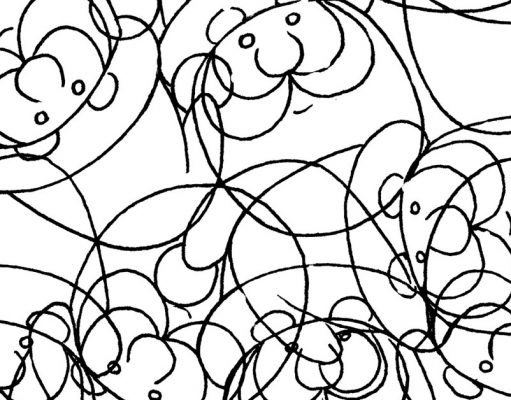 How Many Santa Heads Are In The Picture?