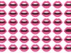 Find the lips that do not belong to the picture, can you?
