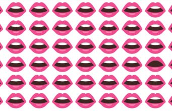 Find the lips that do not belong to the picture, can you?