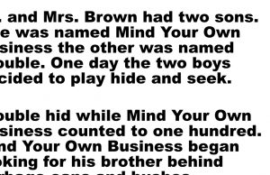 Mr. and Mrs. Brown had two sons.