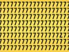 Only fast-thinking people find the letter inside this image full of 7’s