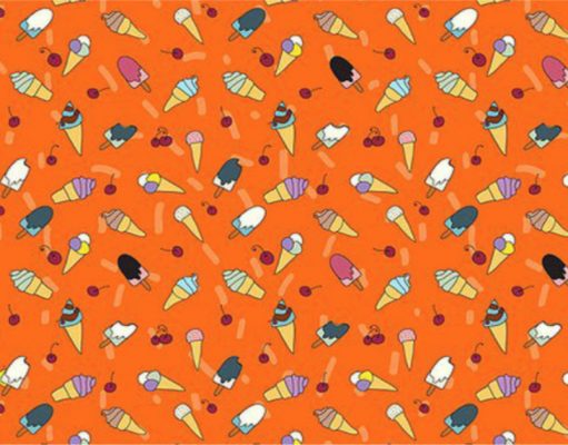 Can you spot the sizzling sun hidden among the melting ice creams?