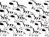 Can you find one zebra without a pair?