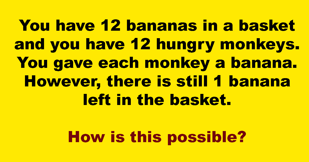 Can You Solve This Monkey Riddle?