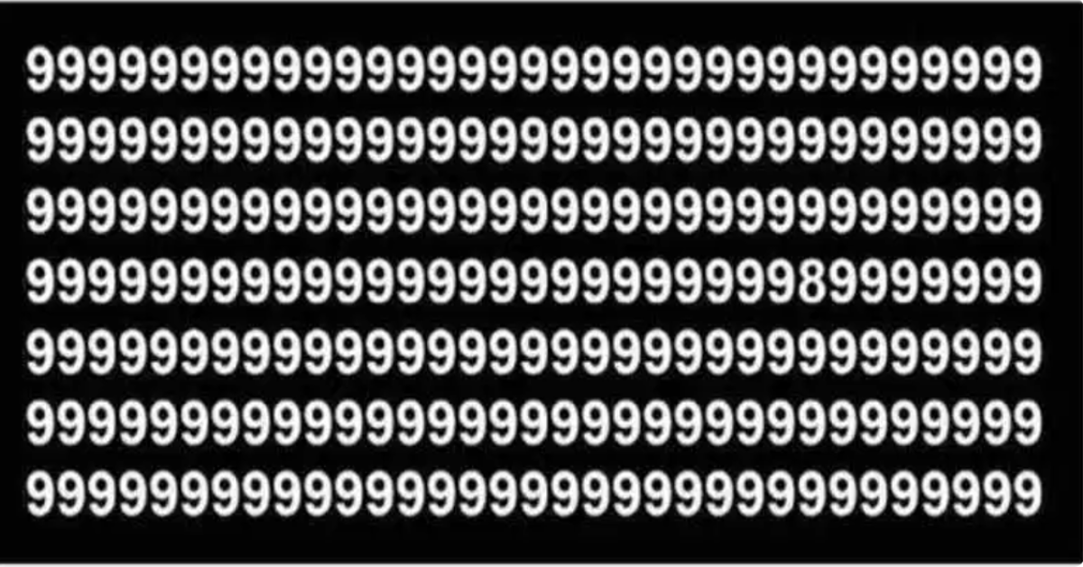 Find The 8 In Just 80 Seconds!