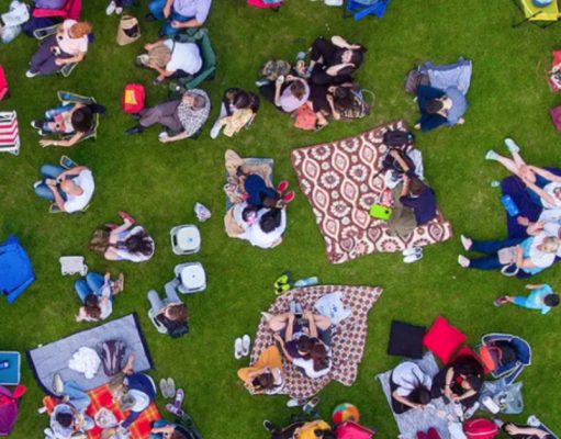 Can you find the beach ball hidden in this picnic scene?