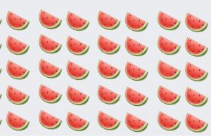 How fast can you find the odd slice of lemon in this picture?