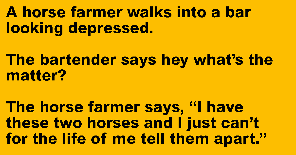 A Young Farmer Walks Into a Bar