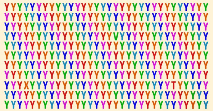 Try This Challenging Letter Puzzle–Can You Spot Odd Letter Out in the Sea of Ys?
