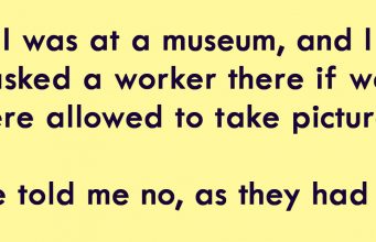 Taking Picture at Museum.