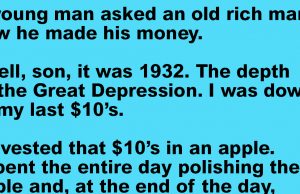 A Young Man Asked An Old Rich Man.