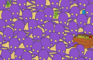 Find the fish among the octopuses in less than 15 seconds