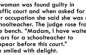 The Judge and a Schoolteacher.