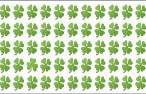 Find the different lucky leaves in this brainteaser, can you?