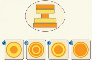 Which One is the Top View of the Tower?