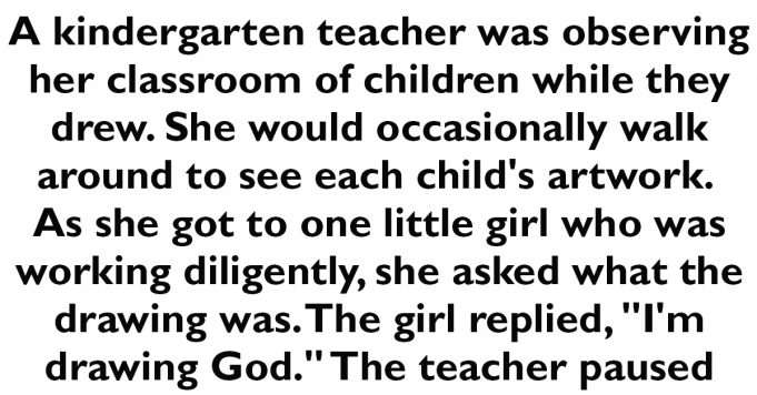 A Teacher Questioned Her Drawing