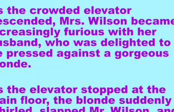 A woman was jealous of a blonde