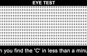 99% people can’t find the C in this puzzle under 7 seconds. Can you?