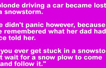 A Blonde In A Snowstorm